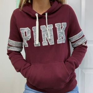 Victoria’s Secret PINK maroon hoodie
